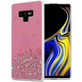 Cadorabo Case, združljiv s Samsungom v roza barvi z bleščicami - zaščitni pokrov iz fleksibilnega silikona TPU s penečimi bleščicami, (20571111) | Shoptok.si