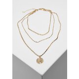 Urban Classics Accessoires Layering Amulet Necklace Gold | shoptok.hr
