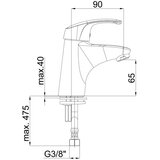 Unitas Project baterija za umivaonik 00026 Cene