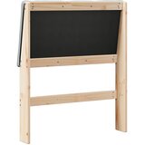  Tapecirani uzglavlje Svijetlo siva 80 cm Čvrsto borovo drvo | shoptok.hr