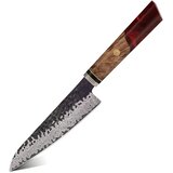 IZMAEL Damastni kuhinjski nož AI-37355 - Petty / Crvena | shoptok.hr