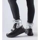 Gemre Silver insulated platform snow boots Bend | Shoptok.si