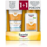 Eucerin sun Box Dry Touch Gel-krema za decu SPF50+, 200 ml + Gel-krem SPF50+, 150 ml GRATIS cene