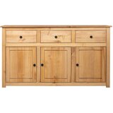 Maison Chic Komoda - Predalnik - Oprema 135x40x80 cm trdna borovina Panama Range, (21720339) | Shoptok.si