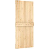  Drsna vrata s kompletom vodil 90x210 cm trdna borovina, (20804566) | Shoptok.si