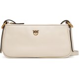 Pinko Ročna torba Half Moon Baguette Mini AI 25-26 PLTT 105069 A0QO Écru | Shoptok.si