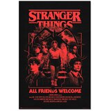 Stranger Things Poster All Friends Welcome, 91,5 x 61 cm | shoptok.hr