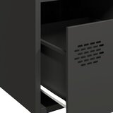  Komoda crna 35x39x73,5 cm hladno valjani čelik | shoptok.hr