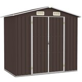 vidaXL Vrtna lopa rjava 205x129x183 cm pocinkano jeklo Cene
