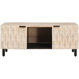  Kava Stol Bijelo 100 x 54 x 40 cm Čvrsto drvo manga | shoptok.hr