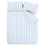 Sassy B Bijela/plava posteljina za krevet za jednu osobu 135x200 cm Stripe Tease – Cijene