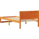  Krevetna konstrukcija Smeđa Čvrsto drvo 90 x 200 cm Stabilna | shoptok.hr