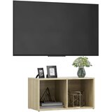 TV ormarić boja hrasta sonome 72x35x36,5 cm konstruirano drvo | shoptok.hr