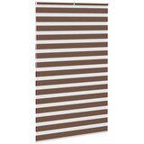 Zebra zavjesa Smeđa 145x200 cm Širina tkanine 140,9 cm Poliester | Shoptok.si