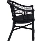  Zložljiva stolica Črna 60 x 60 x 81 cm Ratan, (5000296874) | Shoptok.si