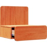  Nočna omarica Voskast rjav 44 x 32,5 x 40 cm Trdna borovina, (5000160578) | Shoptok.si