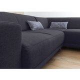Miuform Antracitno siva raztegljiva/s prostorom za shranjevanje kotna sedežna garnitura (desni kot/v obliki črke L) Classy Sophie – | Shoptok.si