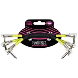 Ernie Ball kabel P06059 - 6(15,24cm) PATCH FLAT 6,3mm L - 6,3mm L instrument - crna boja