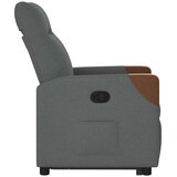  Naslonjač na podizanje od tkanine tamnosivi | shoptok.hr