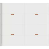  Krevet s ladicama Bijelo 200 x 200 cm Konstruirano drvo | shoptok.hr