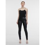 Orsay Black Leatherette Pants - Ladies | Shoptok.si