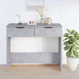  Konzolni stol boja betona 90 x 36 x 75 cm od konstruiranog drva | shoptok.hr