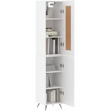  Visoka komoda bijeli 34,5x34x180 cm od konstruiranog drva | shoptok.hr