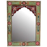 Zidno ogledalo DKD Home Decor Pisana Cvjetni 41 x 2 x 56 cm  Zidno ogledalo DKD Home Decor Pisana Cvjetni 41 x 2 x 56 cm Slike