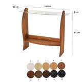 Hanah home surf - chesnut, transparent chesnuttransparent dresser | ePonuda.com