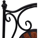 Bistro 3-dijelni mozaični bistro set s keramičkim pločicama boje cigle | shoptok.hr