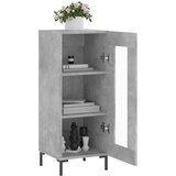  Komoda siva boja betona 34,5x34x90 cm od konstruiranog drva | shoptok.hr