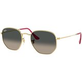 Ray-ban Hexagonal RB3548N 001/71 M (51) Zlata/Siva Cene