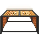  Vrtni stol s tabureom od masivnog bagremovog drva | shoptok.hr