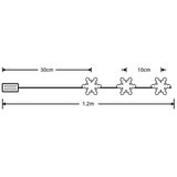  led svetleći niz "pahulje" 0.9m ML-C3019 | ePonuda.com