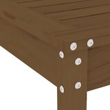  3-dijelni vrtni bistro set boja meda od masivne borovine | Eponuda.com