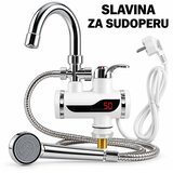 Delimano slavina sa grejačem za sudoperu i zid Slavina za zid sa tusem sa fiksnom lulom | Eponuda.com