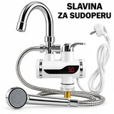 slavina sa grejačem za sudoperu i zid Slavina za zid sa tusem sa fiksnom lulom