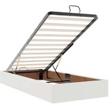 vidaXL Otomanski okvir kreveta s madracem bijela 90x190cm umjetna koža | shoptok.hr