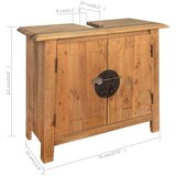  Petodijelni set za kupaonicu od masivne reciklirane borovine | shoptok.hr
