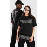 Friends Rhinestone T-shirt silver