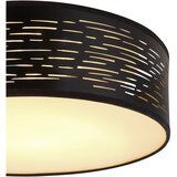 Globo Okrugla stropna LED svjetiljka Tunno (Ø x V: 380 mm x 13 cm, Crno-zlatno) | shoptok.hr