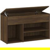Maison Chic Klop za čevlje - Sedež za čevlje rjavi hrast 80x30x45 cm konstruiran les, (21777921) | Shoptok.si