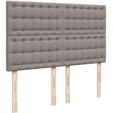  Krevet s oprugama i madracem smeđesivi 160x200 cm tkanina | shoptok.hr
