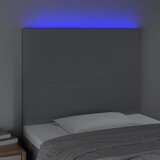  LED uzglavlje svjetlosivo 100x5x118/128 cm od tkanine | shoptok.hr
