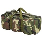  3-u-1 torba u vojničkom stilu 90 L maskirna | shoptok.hr