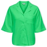Only Caro Loose Shirt S/S - Summer Green Zelena