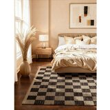 Hanse Home Črna/kremno bela ročno tkana preproga iz mešanice jute 120x170 cm Rex – | Shoptok.si