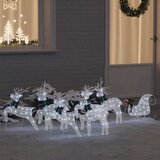  LED Riječni jeleni 7 pcs Bijelo tkanina | shoptok.hr