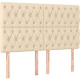  Krevet box spring s madracem LED krem 140x200 cm od tkanine | shoptok.hr