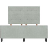  Krevet Okvir Svjetlosiva 160x200 cm Baršun | shoptok.hr